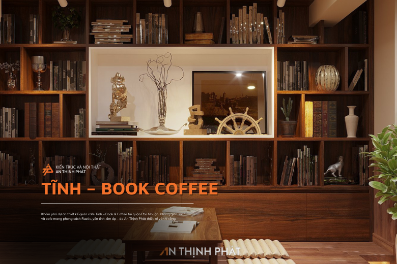 Không gian quán cafe yên tĩnh tại Phú Nhuận do An Thịnh Phát thiết kế