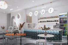 Nour Coffee - 145m2- Phong Cách Minimalism (tối giản)