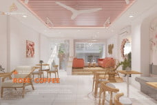 Rose’ Coffee & Tea -80m2 - Phong Cách Hàn Quốc Và Hiện Đại