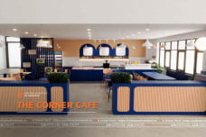 The Corner Cafe – 71 m² – Phong Cách Hiện Đại & Color Block