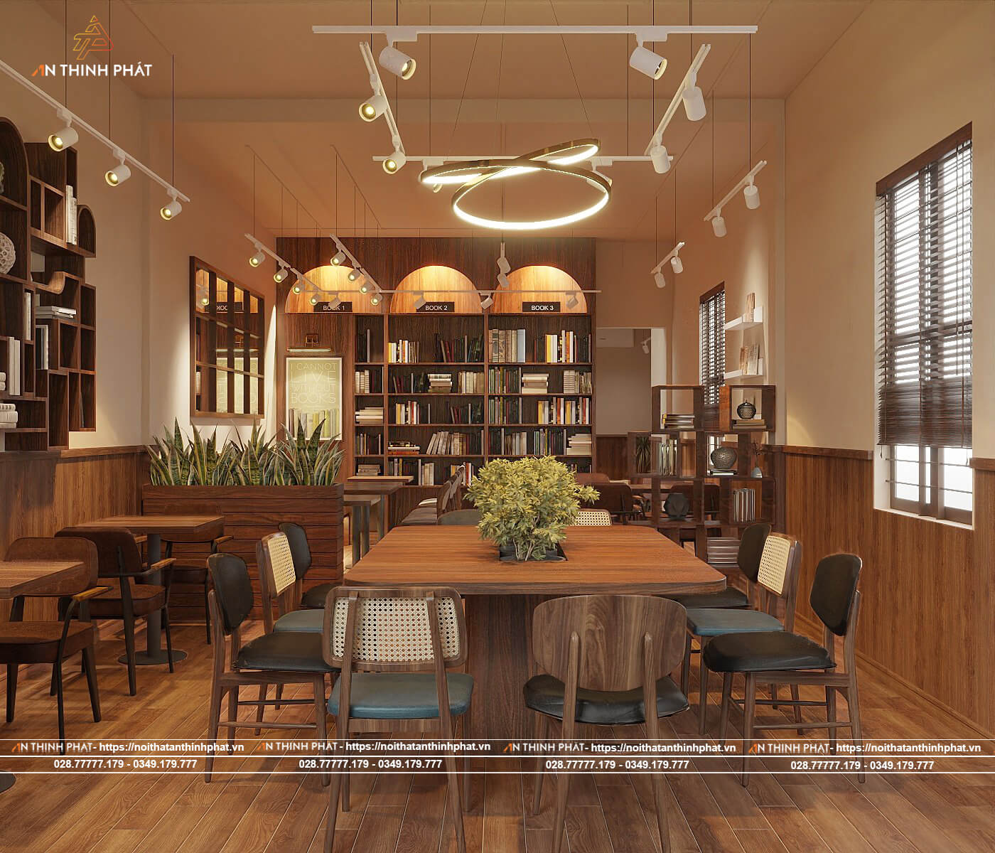 Thiết kế quán cafe cổ xưa phong cách Sài Gòn xưa