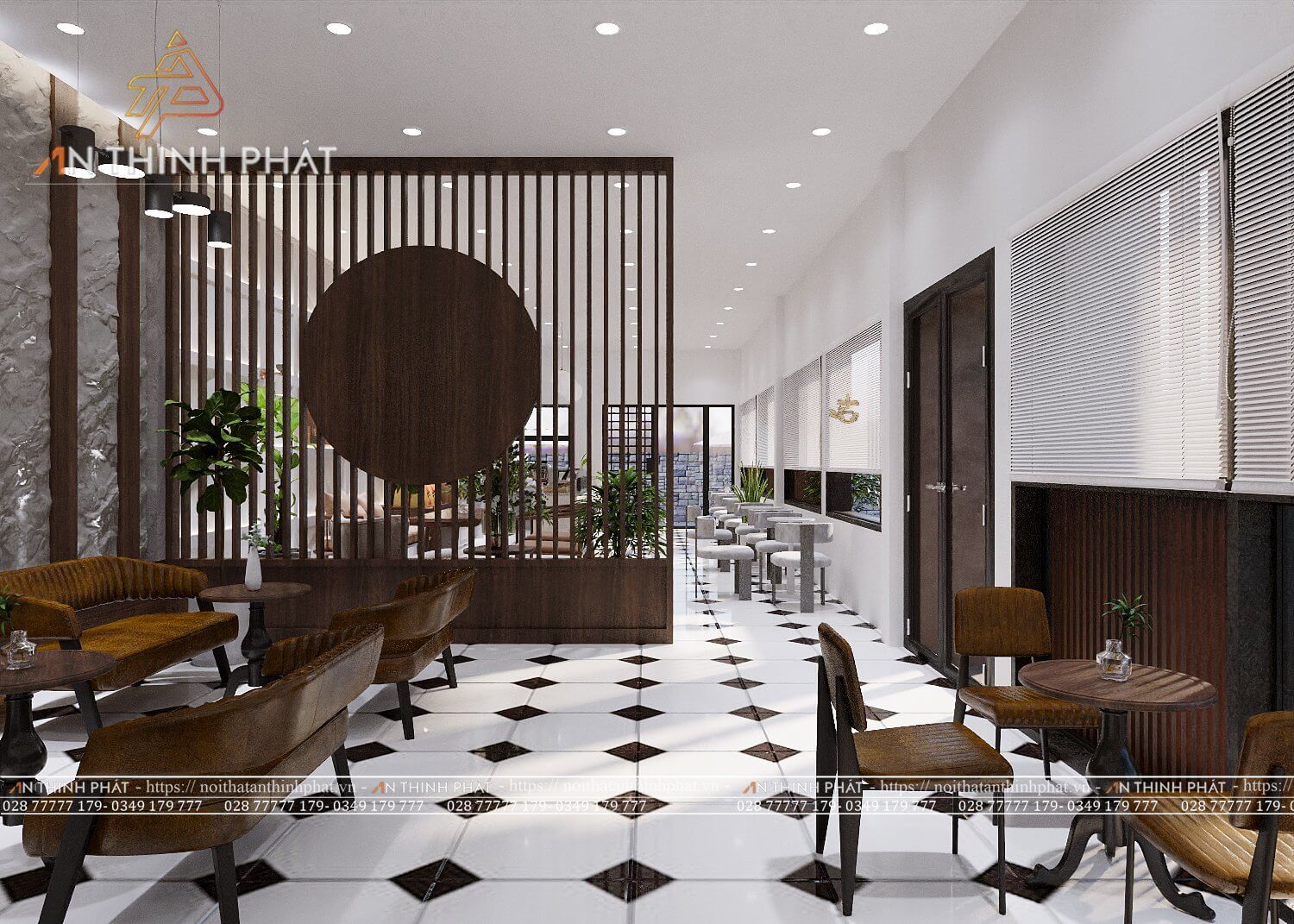 thiết kế quán cafe hoài cổ